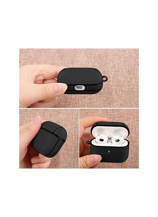 erorex - Protective Case For Air Pods 3Rd Generation 2021 Shockproof Anti Scratch Proof Full Protection Skin Cover With Keychain Compatible With Air Pods 3 Case Front Led Visible - Image 1