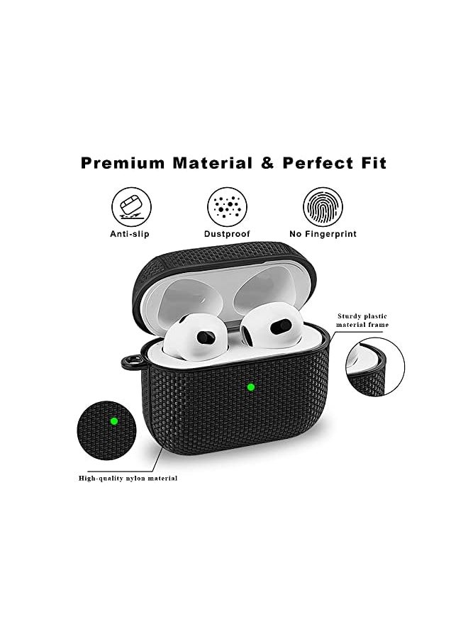 erorex - Protective Case For Air Pods 3Rd Generation 2021 Shockproof Anti Scratch Proof Full Protection Skin Cover With Keychain Compatible With Air Pods 3 Case Front Led Visible - Image 1