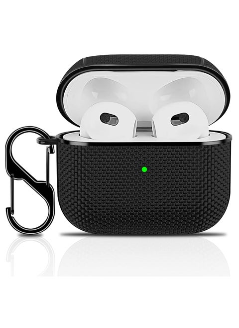 Protective Case For Air Pods 3Rd Generation 2021 Shockproof Anti Scratch Proof Full Protection Skin Cover With Keychain Compatible With Air Pods 3 Case Front Led Visible