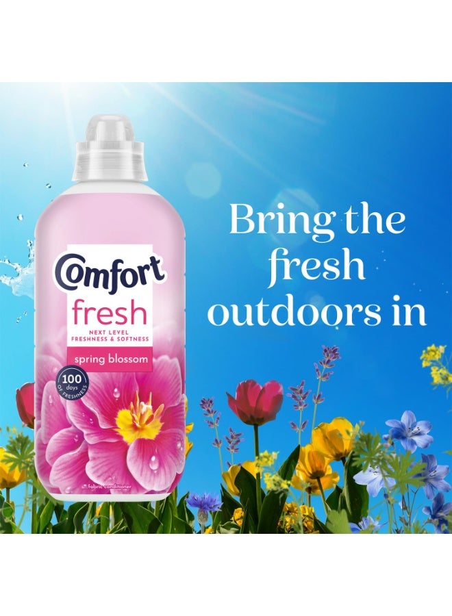 كمفورت Comfort Fresh Spring Blossom Liquid Fabric Conditioner 31 Washes 930ml, - Image 2