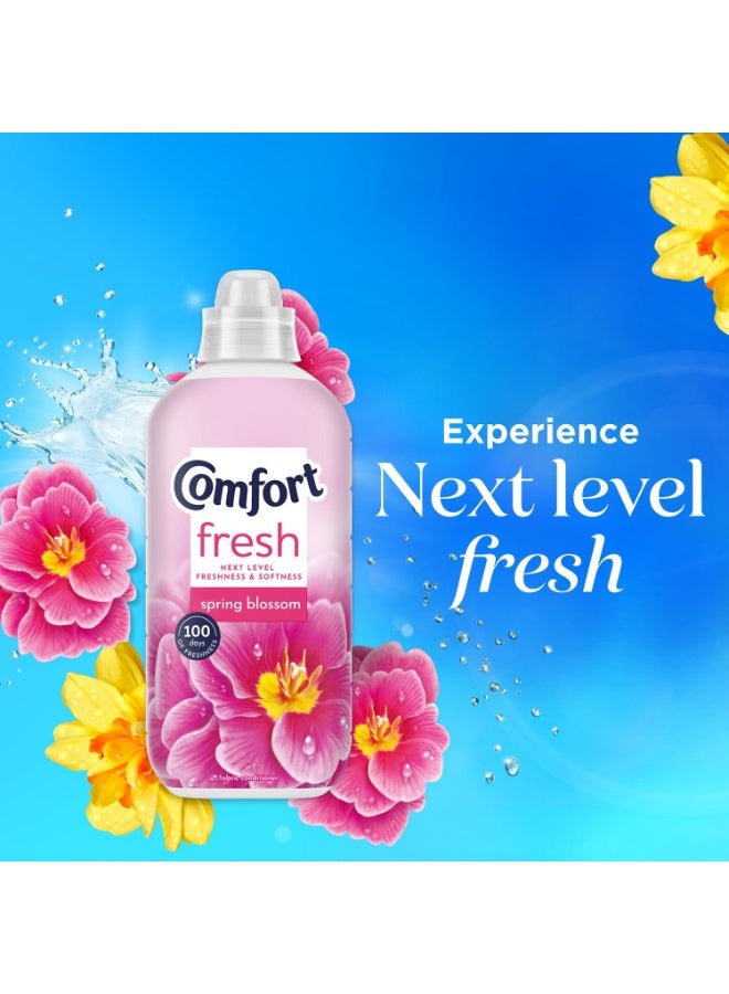 كمفورت Comfort Fresh Spring Blossom Liquid Fabric Conditioner 31 Washes 930ml, - Image 1