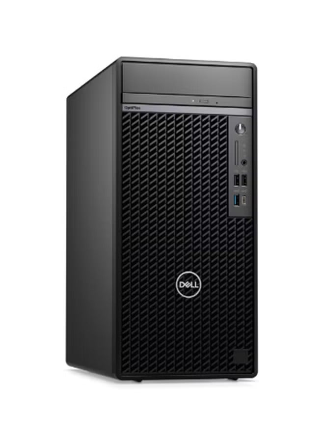 ديل كمبيوتر سطح المكتب OptiPlex 7020 MT، مع معالج Intel Core i5-12400، 8 جيجابايت RAM، 512 جيجابايت SSD، نظام Free DOS، لوحة مفاتيح وفأرة - أسود - Image 1
