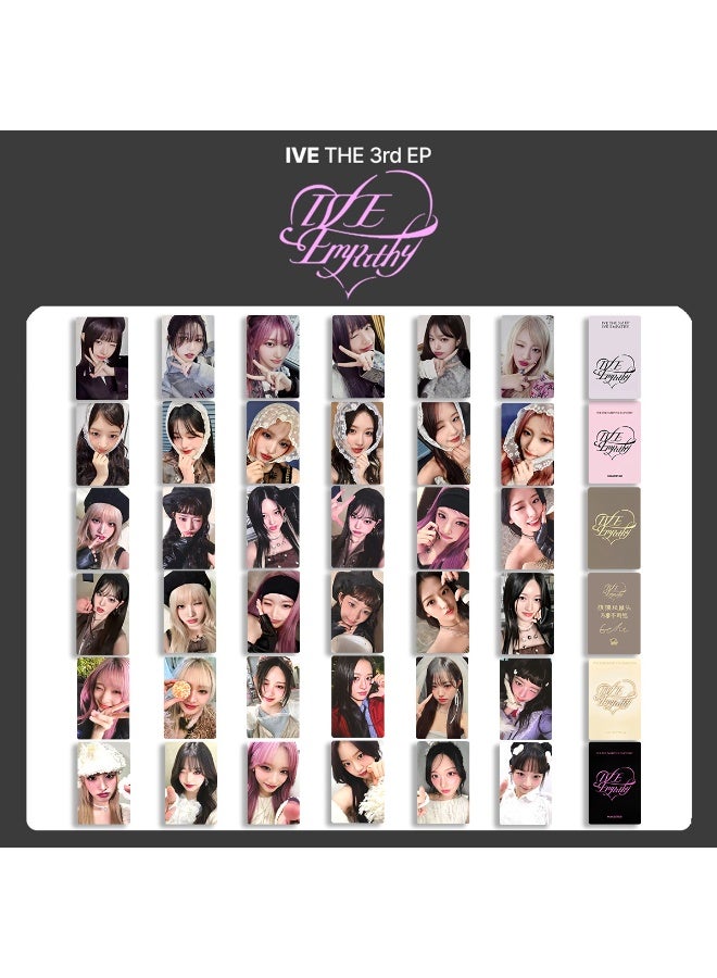 NIBEMINENT 6 Pcs Kpop IVE EMPATHY MAKERSTAR Lomo Cards Card For Fans Collection Gifts - Image 3