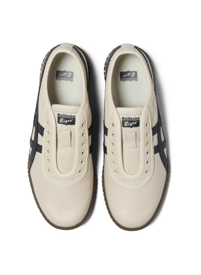 Onitsuka Tiger TSUNAHIKI SLIP-ON Casual Slip-on Sneakers Shoes Beige/Navy For Women/Men/Students - Image 3