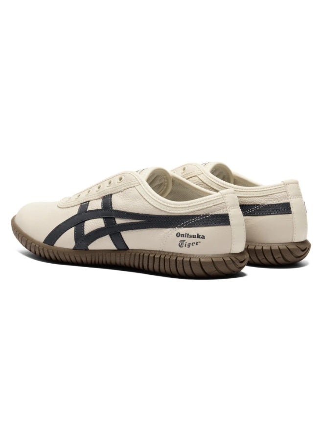 Onitsuka Tiger TSUNAHIKI SLIP-ON Casual Slip-on Sneakers Shoes Beige/Navy For Women/Men/Students - Image 5