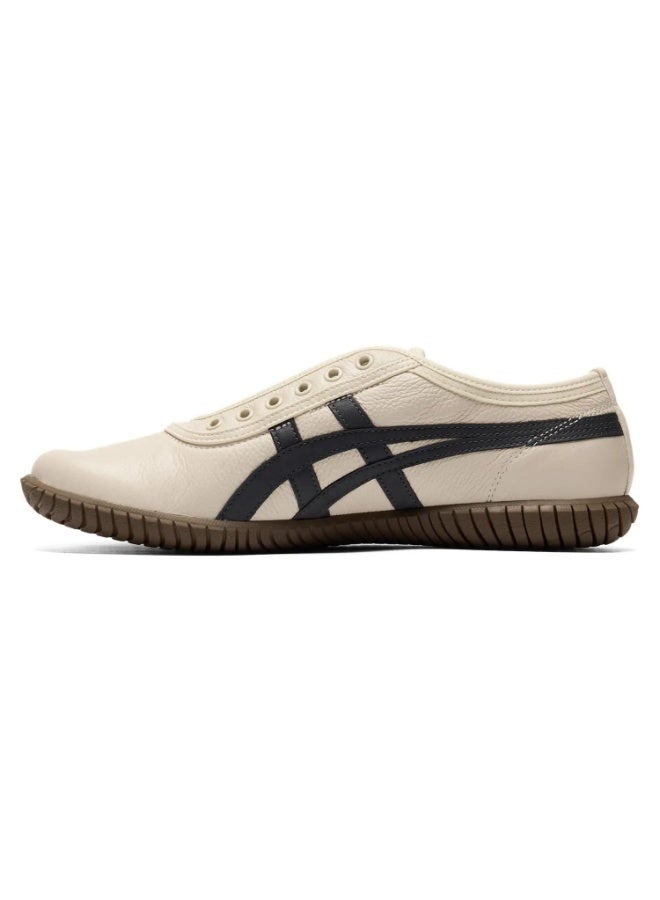 Onitsuka Tiger TSUNAHIKI SLIP-ON Casual Slip-on Sneakers Shoes Beige/Navy For Women/Men/Students - Image 1