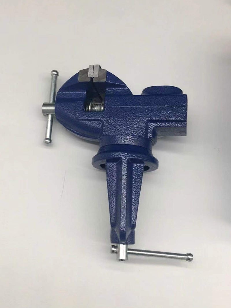 Sourcemall 360° Rotating Bench Vise, 2.5'' Cast Iron Table Vise Clamp for Woodworking, Hobby, DIY Craft (Clamping Range: 0-2.5inch) - Image 3