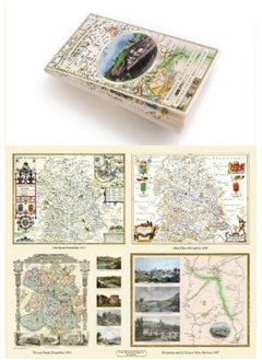 A Collection of Four Historic Maps of Shropshire from 1611 - 1887
