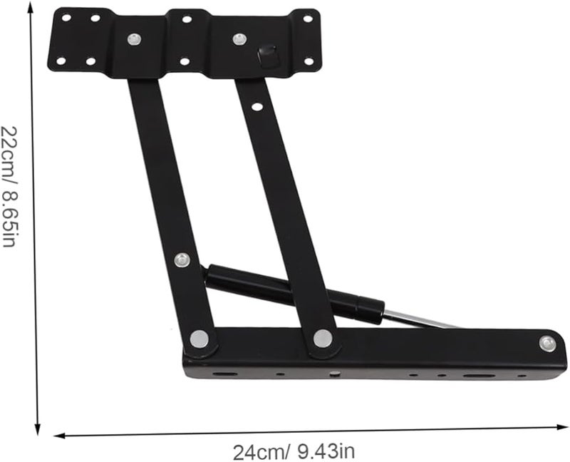 Heavy Duty Pneumatic Spring Lift Frame Folding Table Brackets Height Support Space Saving Furniture - Image 3