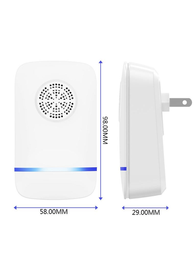 Ultrasonic Pest Repeller, Electronic Insect Repellent Mouse Traps for Indoors Mosquito Spider Plugin, Efficient Repelling Rat, Mosquitoes Cockroach Bed Bug Fleas
