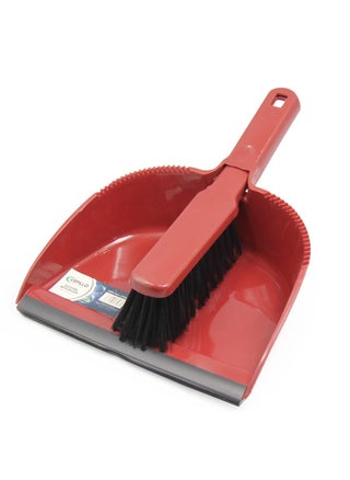 Dustpan with Hand Broom/Brush Set, Cleaning Tool Perfect for Home and Office Lobby- Red/Black - pzsku/Z744080B4AD54D13F8F4BZ/45/_/1684143684/113e4b26-6117-48d2-a053-a5327a9879d7