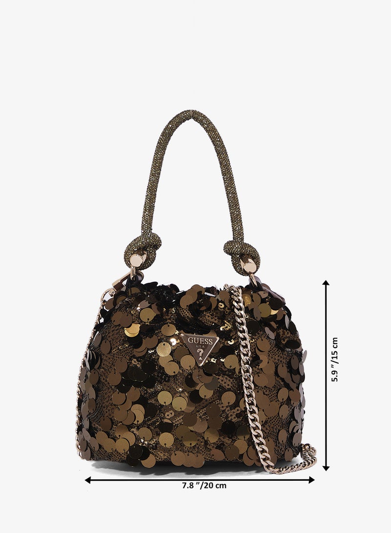 GUESS Holliday Top Handle Shoulder Bag - Image 5