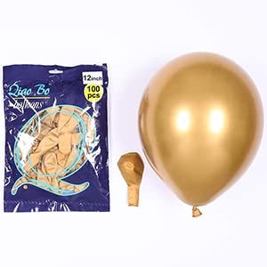 BALONAR Navy Blue Rose Gold Pink Gold Confetti Latex Balloons with 140pcs 18/10/5/Inch Metallic Chrome Balloons for Birthday Party Wedding Graduation Bridal Shower Decorations (Navy Blue) - Image 4