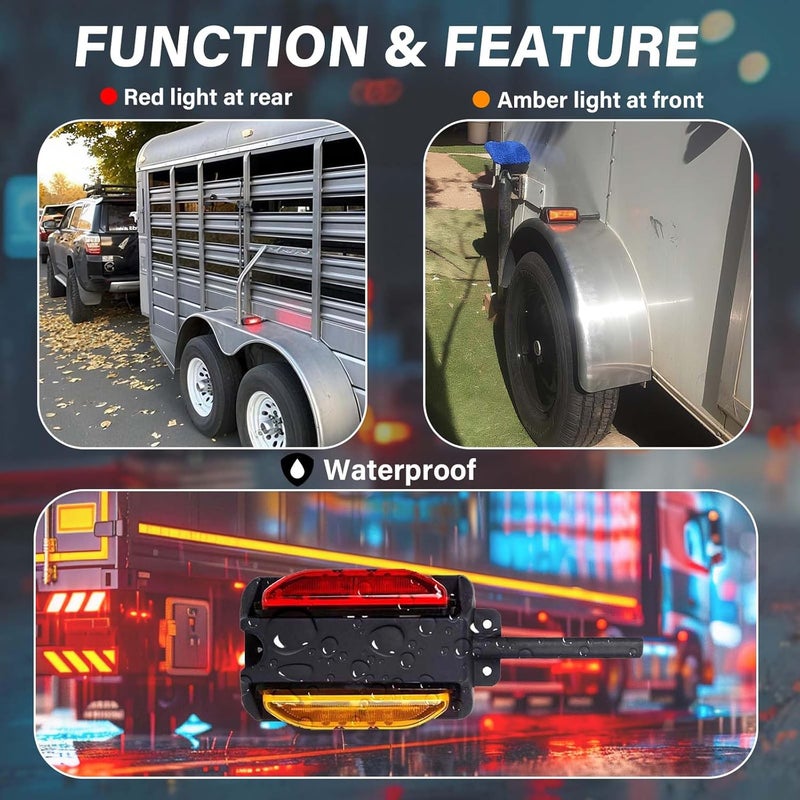 NEW SUN LED Trailer Clearance Marker Lights - Image 4