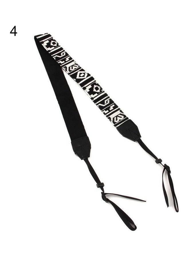 NIBEMINENT Protective Shoulder Strap for Camera Black/White 