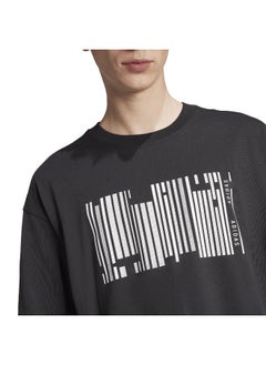 Adidas Adidas U Hot Gfx T Black Training T-Shirts For Unisex Xs  - Image 5