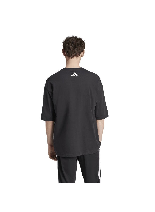 Adidas Adidas U Hot Gfx T Black Training T-Shirts For Unisex Xs  - Image 3