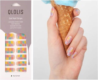 QLOLIS Premium Full Wraps Nail Art Gel Polish 20 Strips Stickers Decals DIY Nails Design Manicure Kit with 1 Nail File (Cotton Candy) - pzsku/Z74410A2AB494EEB65FE8Z/45/_/1744284474/bcbde2d6-36f7-429e-b485-0f977e64fcb4