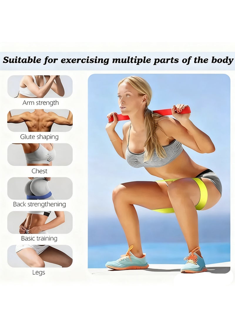 بينكو ميزان دهون الجسم بتقنية البلوتوث، 5 أشرطة مقاومة متنوعة لتمارين القوة، ميزان ذكي بشاشة LCD لقياس الوزن، جهاز تحليل تكوين الجسم، أشرطة مقاومة، حقيبة حمل، صالة رياضية، لياقة بدنية، يوغا، تمارين رياضية، أشرطة مقاومة للذراعين والساقين والوركين - Image 2