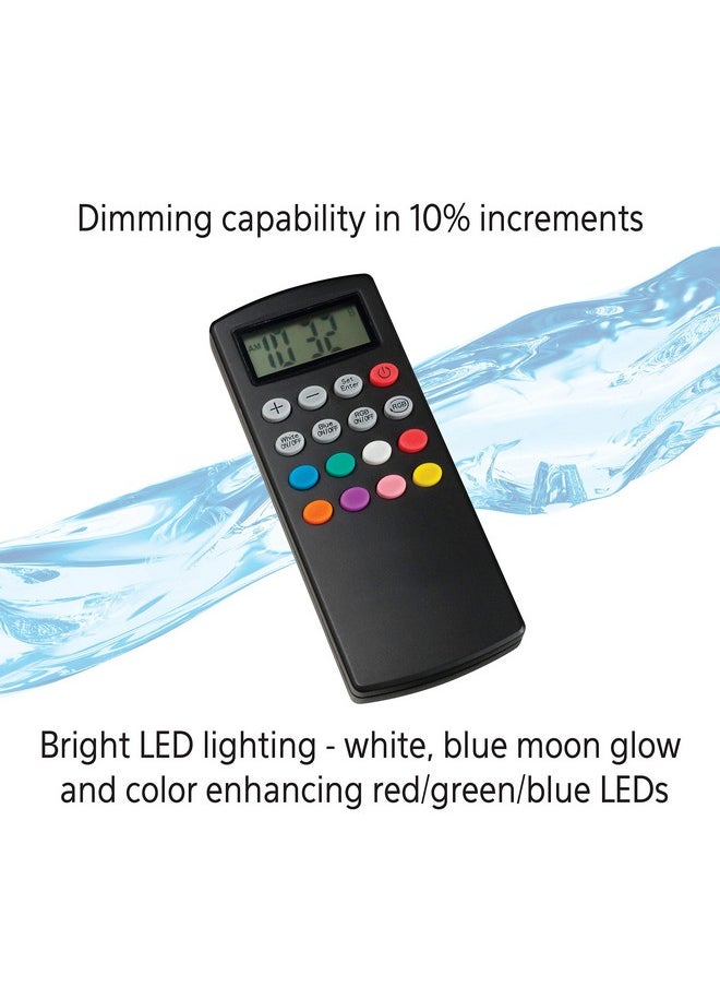 أكيون إضاءة أكيون LED OptiBright MAX لحوض السمك مع جهاز تحكم عن بعد، 18-24 بوصة  - Image 4