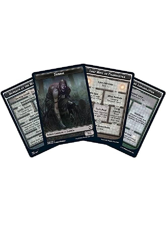 Magic the Gathering Magic The Gathering Adventures In The Forgotten Realms Commander Deck Dungeons Of Death (Whiteblueblack)  - Image 5