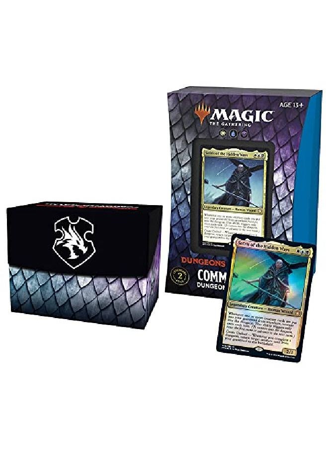 Magic the Gathering Magic The Gathering Adventures In The Forgotten Realms Commander Deck Dungeons Of Death (Whiteblueblack)  - Image 1
