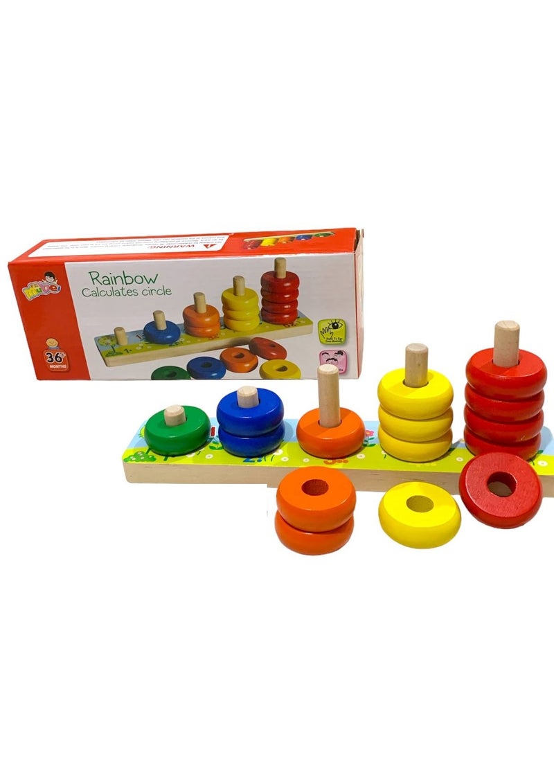 Safwa Toys Children's toy, W45-4 counter toy, 1-5 rings, from Al Safwa Toys 