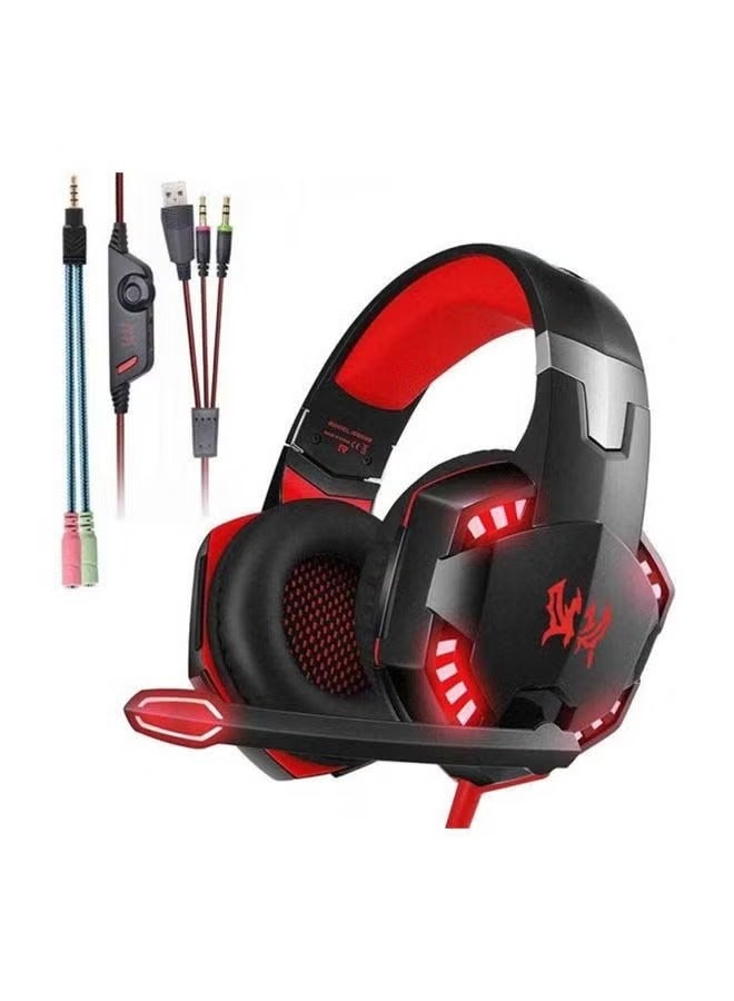 G2000 Wired Over-Ear Gaming Headsets With Mic For PS4/PS5/XOne/XSeries/NSwitch/PC - Image 1