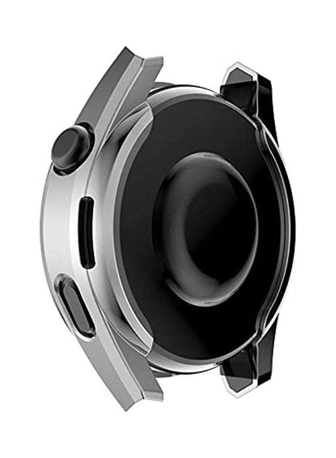 NIBEMINENT Screen Protector Case for Huawei Watch 3 And Pro Silver  - Image 4