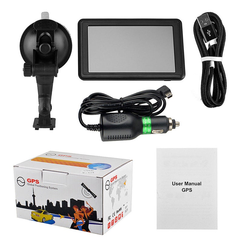 5 Inch Portable Car Gps Navigator 8G Hd European American Car Truck Truck Universal Map Fm - Image 5