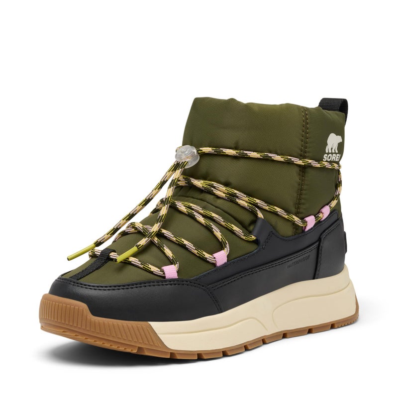 Sorel Women's Whitney III Slip-On Waterproof Winter Boot, Utility Green/Black, 9 - Image 1