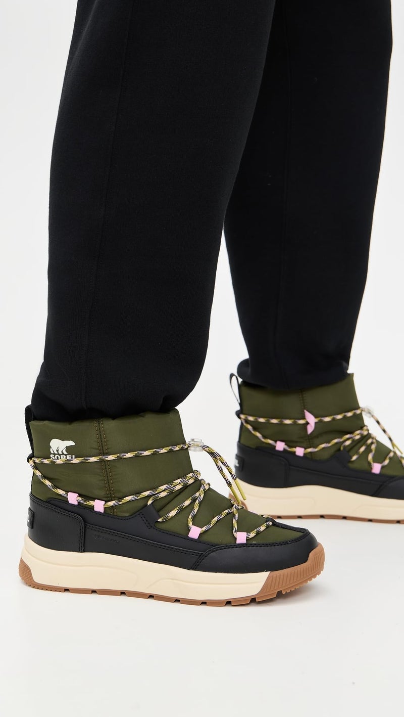 Sorel Women's Whitney III Slip-On Waterproof Winter Boot, Utility Green/Black, 9 - Image 2