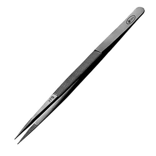 Greta Precision Diamond Tweezer, Anti-Static Stainless Steel Non-Magnetic for Diamond, Electronics, Jewelry, Craft, Laboratory Work, Eyebrow & Ingrown Hair Removal - Image 1