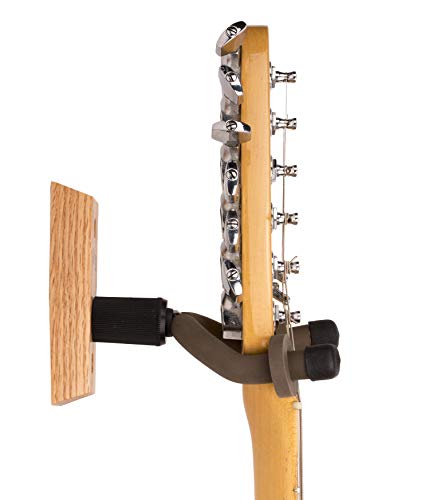 String Swing Wall Mount Guitar Hangers Oak (3 Pack) CC01-O - Image 3