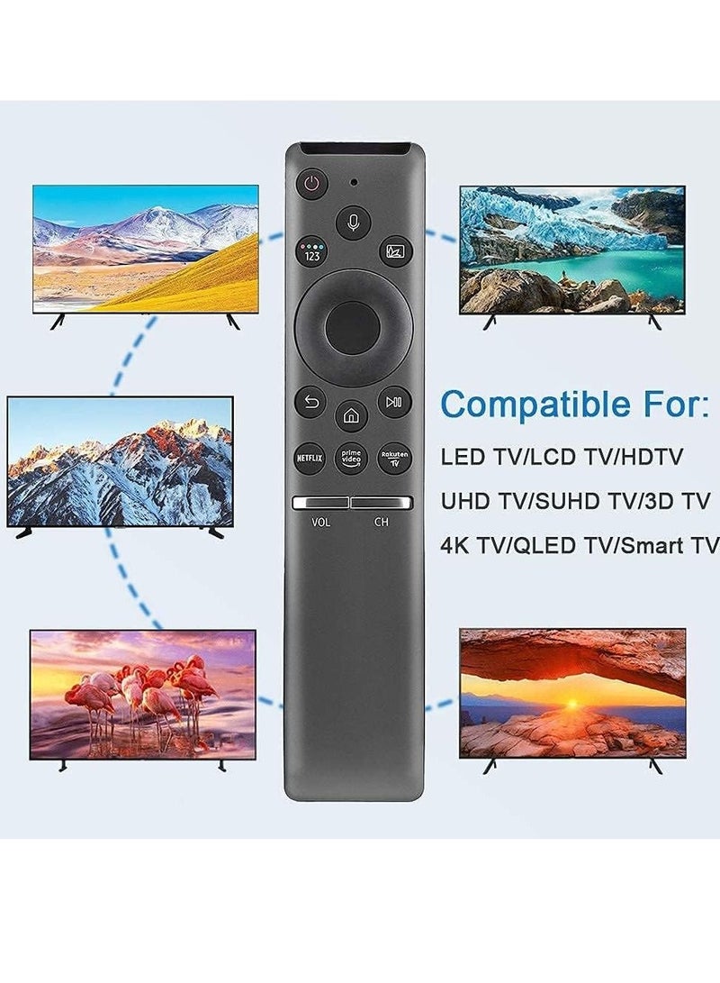 Remote for Samsung Smart TV Voice Mic Bluetooth Replacement Controller BN59-01312A and Samsung 4K 8K UHD Curve TV, Samsung 6 7 8 Series LED LCD QLED 32 40 43 45 49 50 55 60 inch TV - Image 3