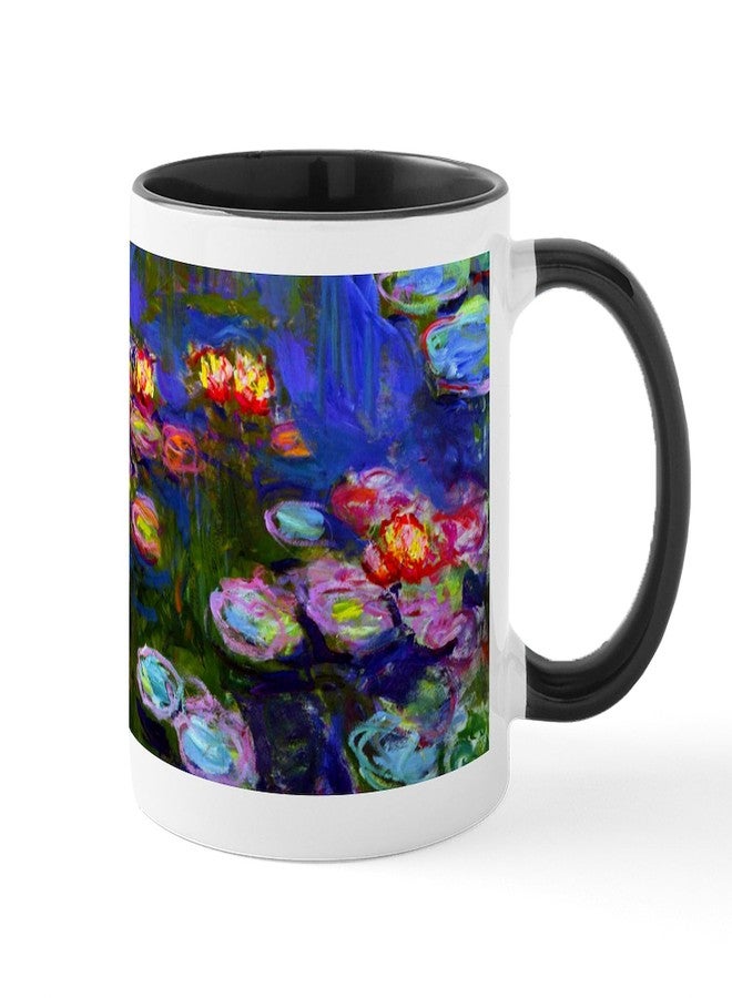 cafe press CafePress Monet Water Lilies 1916 Mug 11 oz (325 ml) Ceramic Coffee Mug - Image 1
