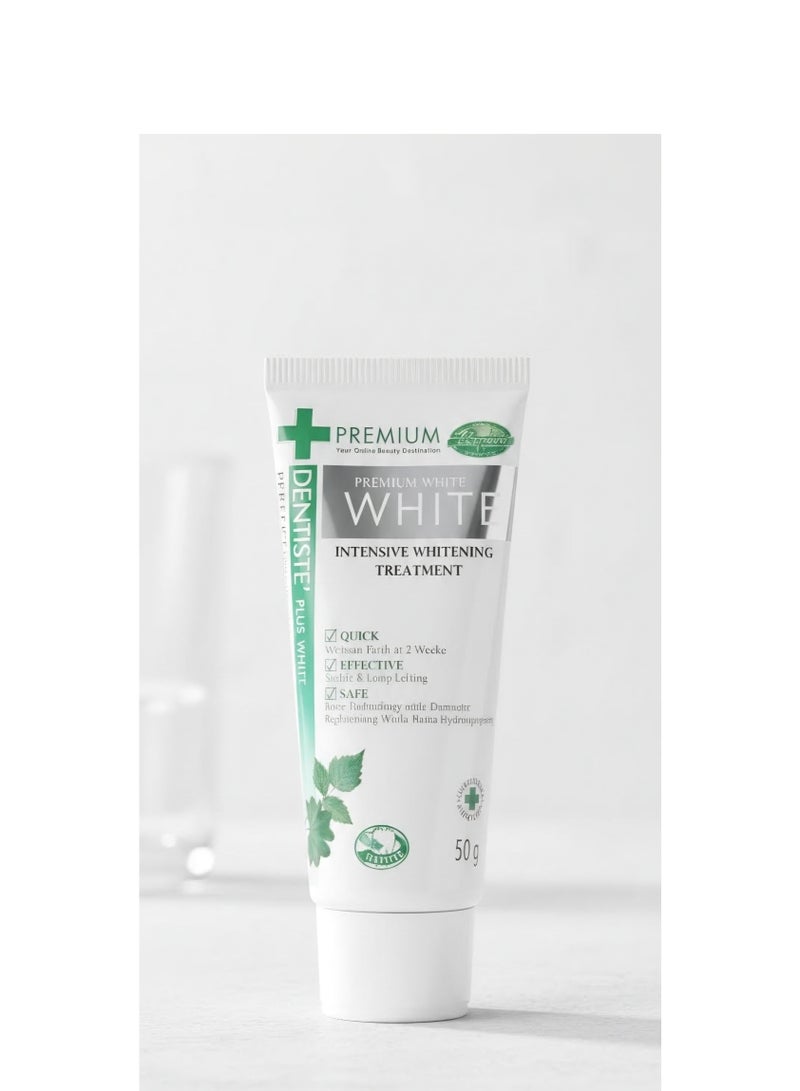 Dentiste Travel Pack Whitening Toothpaste 50g | Advanced Herbal Oral Care for Long-Lasting Fresh Breath, Whitening & Gum Health - Image 1