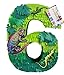 A Pinata 4 U 20 Tall Lizards Theme Number Six Piata Green Color Iguana Design Perfect for 6th Birthday Party Handcrafted Durable and Fun Party Decoration for Kids - Image 2