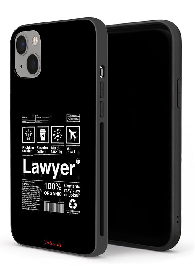 Tolwak Apple iPhone 13 Protective Case Lawyer Sticker - Image 1