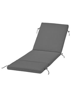 Sun Lounger Cushion Dark Grey 190X60 Cm