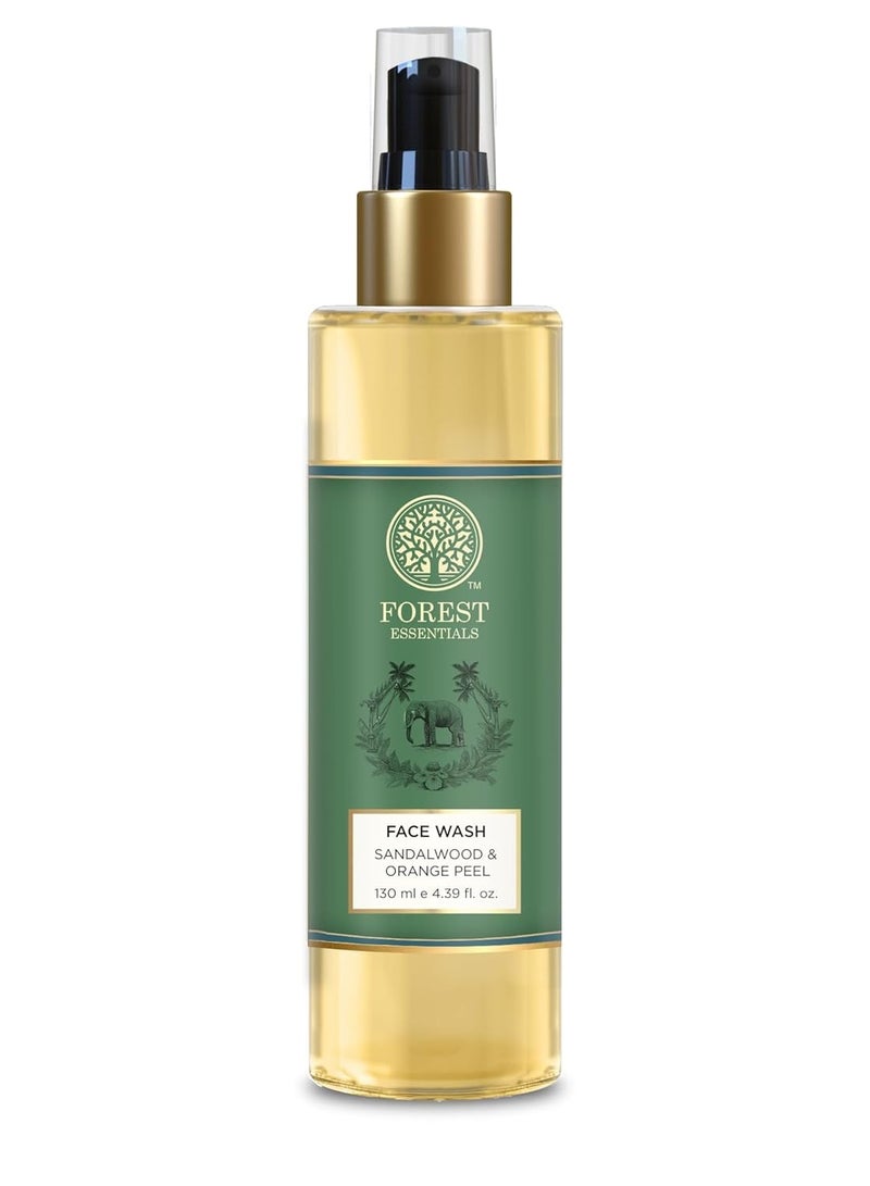 Forest Essentials Hydrating Facial Cleanser With Sandalwood and Orange Peel (130 ml) - Image 1