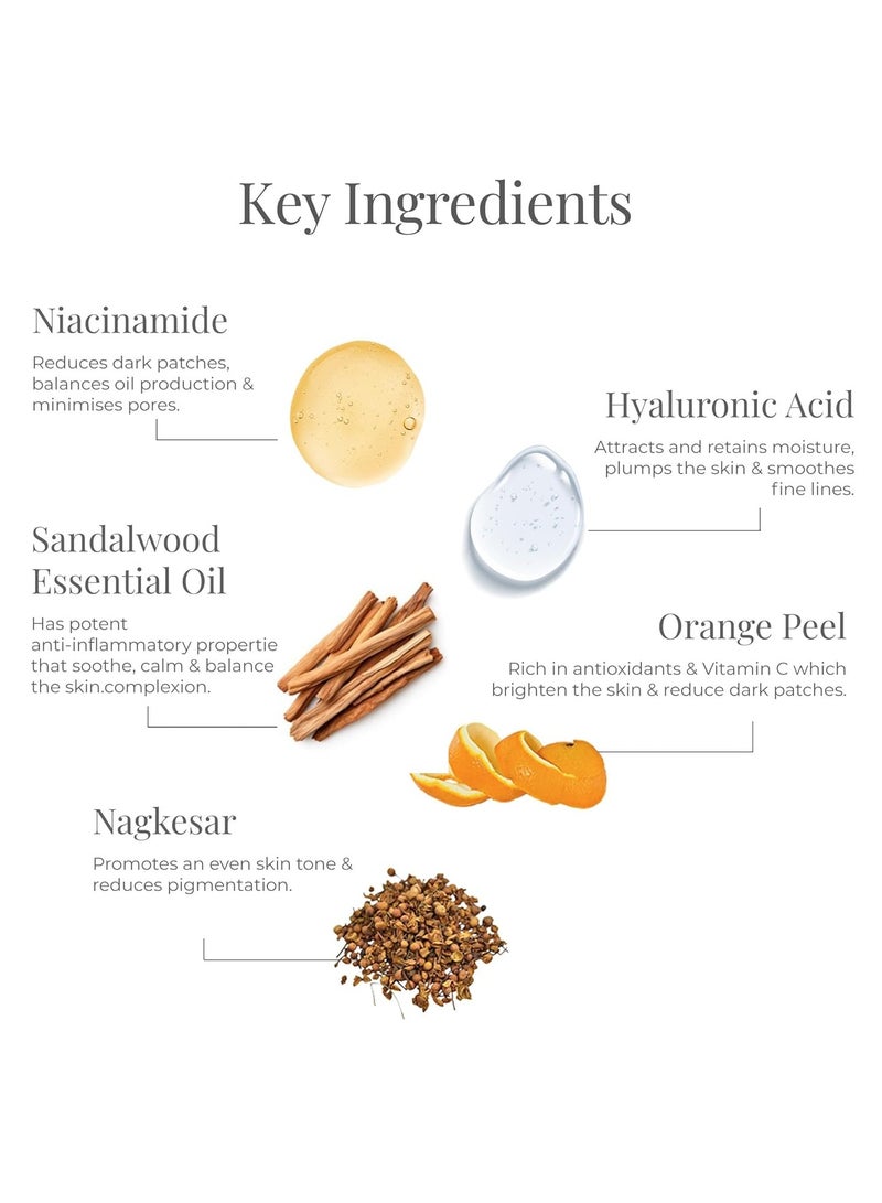 Forest Essentials Hydrating Facial Cleanser With Sandalwood and Orange Peel (130 ml) - Image 2