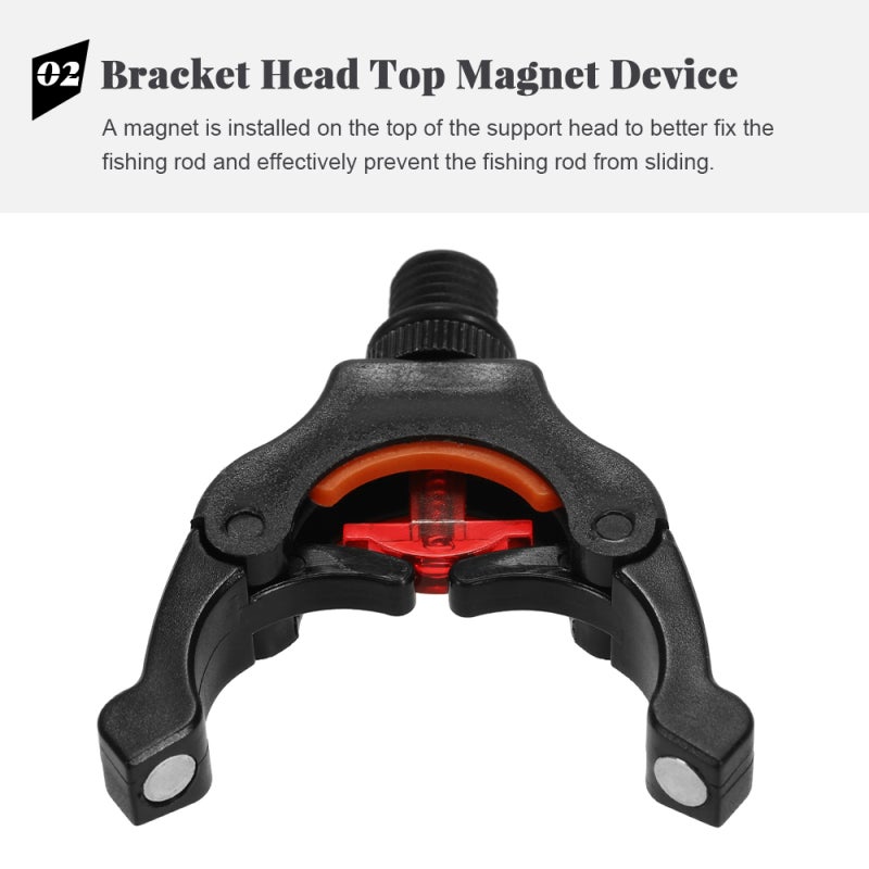 COONOR Fishing Rod Rest Holder Head Fishing Grip Bracket Head Fishing Connect Tool Tackle Accessories - Image 4