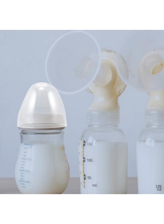 FUNOMOCYA 8 Pcs Wide Mouth Caps Replacement Baby Cap Lid Milk Top Sealing Cover For Babies Toddler Drinking Botttles 2.44 * 2.16 Inch - Image 3