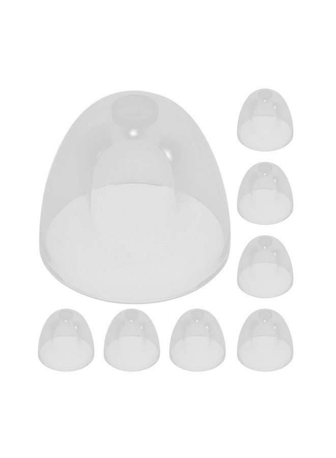 FUNOMOCYA 8 Pcs Wide Mouth Caps Replacement Baby Cap Lid Milk Top Sealing Cover For Babies Toddler Drinking Botttles 2.44 * 2.16 Inch - Image 1