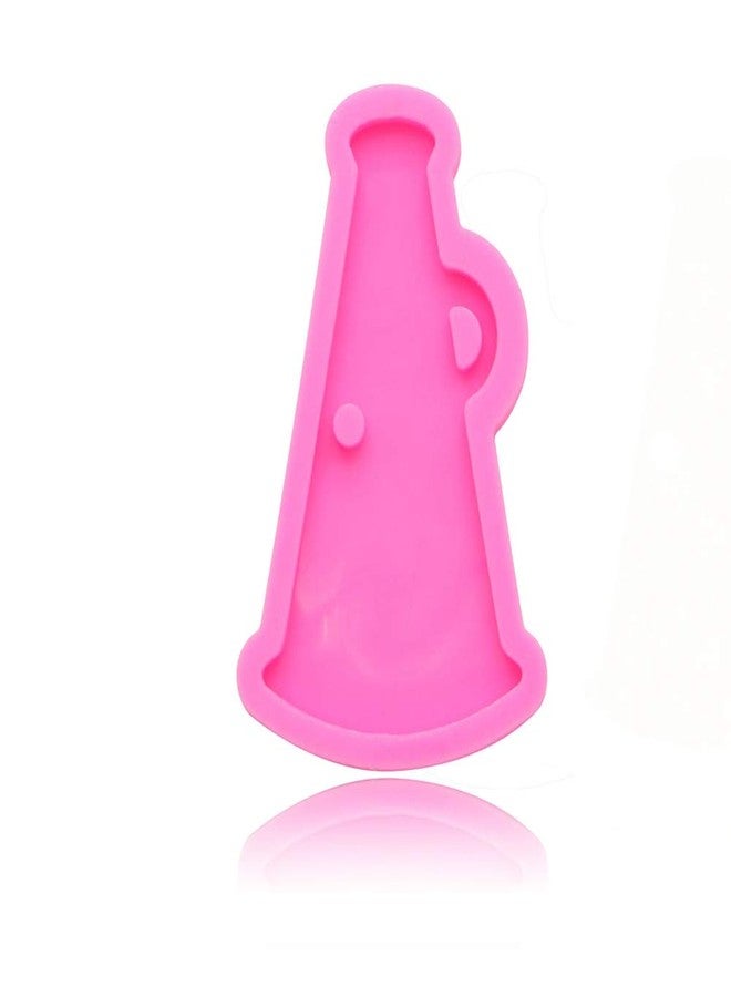 Seedomes Megaphone Keychains Silicone Mold for DIY Fondant Mold Gum Paste Crystal Cupcake Cake Topper Decoration Chocolate Jelly Shots Candy Handmade Ice Cream Desserts Soap Mould Ice Cube Pudding - Image 4