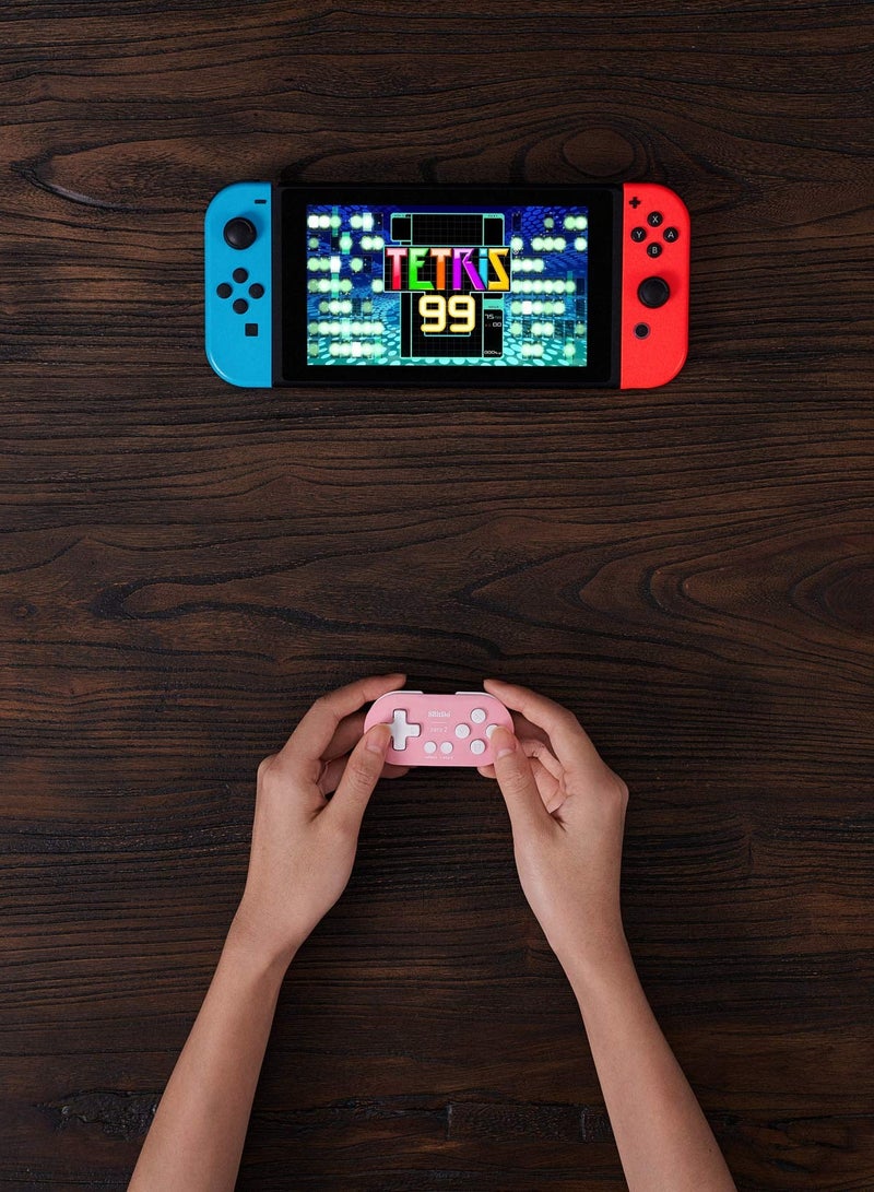 8Bitdo Zero 2 Bluetooth Key Chain Sized Mini Controller for Nintendo Switch, Windows, Android and macOS (Turquoise Edition) - Image 2