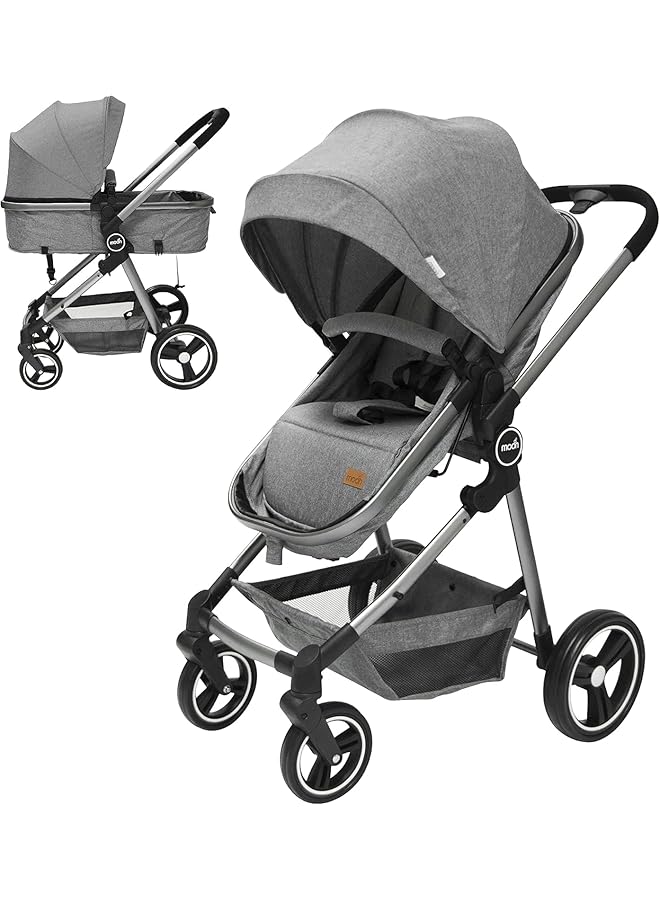 erorex Pro 2 In 1 Stroller Dark Grey - Image 1