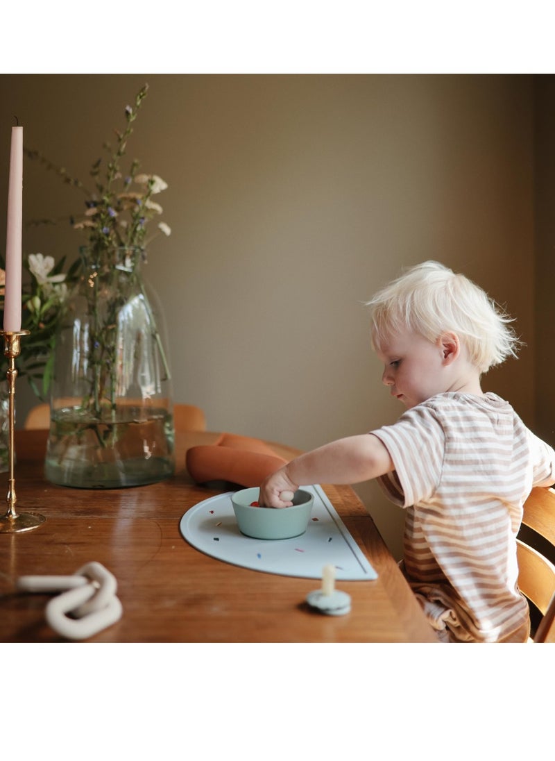 mushie - Silicone Placemats for Kids Bpa and Phthalate Free Non Slip Design Designed in Sweden Easy to Clean and Stain Resistant Planets - Image 1