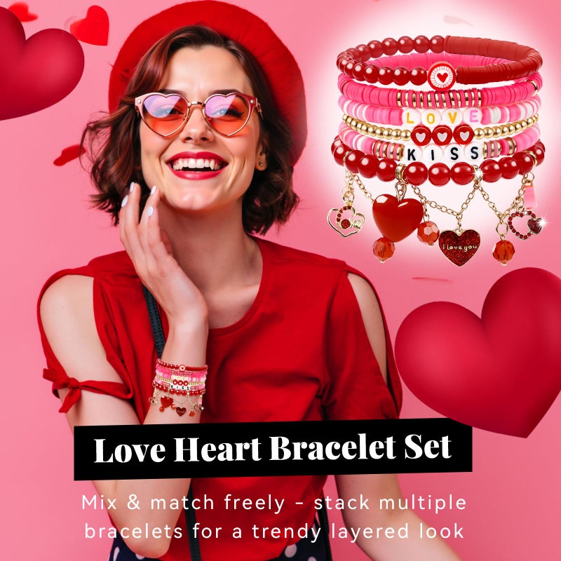 JAPDNK Valentines Day Gifts 2026 for Women, Bracelets for Women, Galentines Day Gifts for Lover Her - Image 3